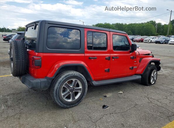 1C4HJXEN6LW218927 2020 JEEP WRANGLER Red Front right