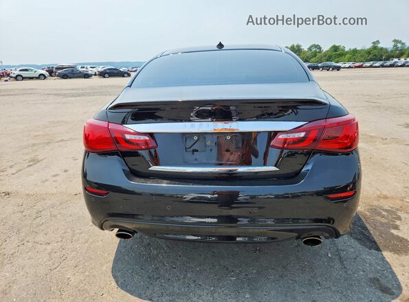 JN1BY1AR8HM770135 2017 INFINITI Q70 Black Вид салону спереду