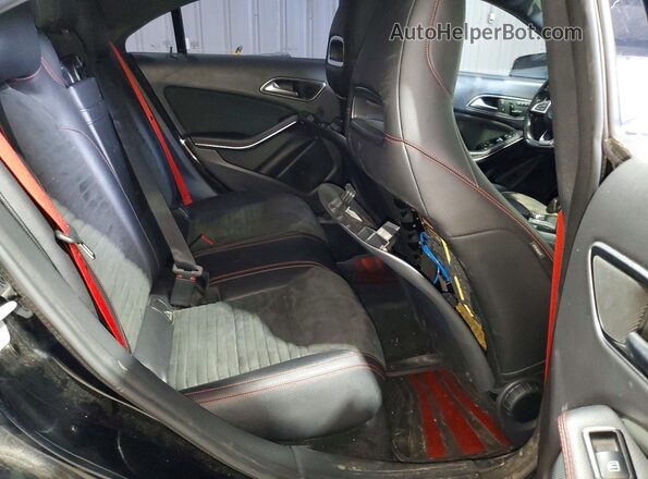 WDDSJ4EB5GN380009 2016 MERCEDES-BENZ CLA-CLASS Black Widok wnętrza z tyłu
