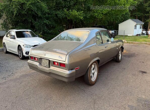 XXXX1Y27H4W142140 1974 CHEVROLET NOVA Серый Вид спереди