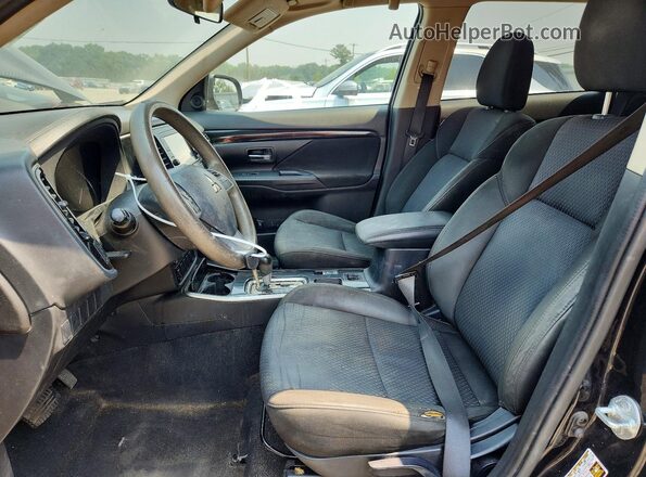 JA4AD2A34KZ011525 2019 MITSUBISHI OUTLANDER Black Widok deski rozdzielczej