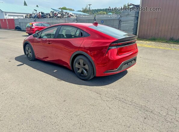 JTDADABU0S3029109 2025 TOYOTA PRIUS Red წინა მარჯვენა