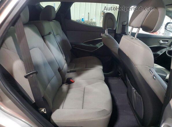 5XYZUDLB8HG445608 2017 HYUNDAI SANTA Gray უკანა სალონის ხედი