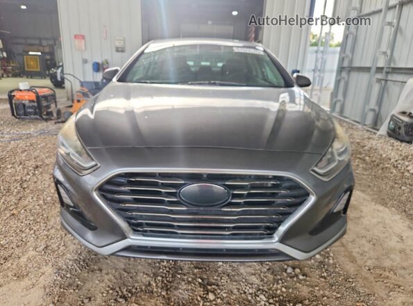 5NPE24AF8KH750200 2019 HYUNDAI SONATA Серый Вид сзади