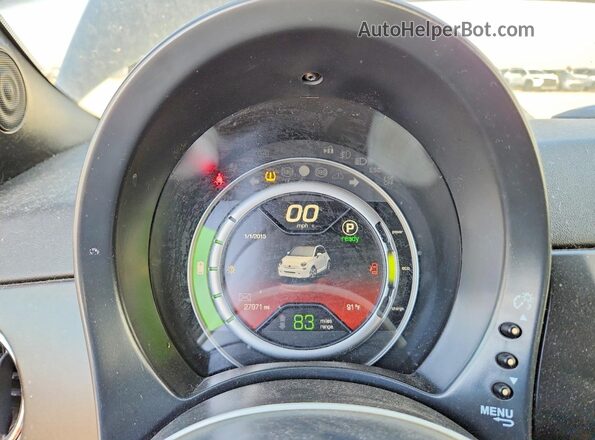3C3CFFGE4GT209811 2016 FIAT 500 Black Հետևի նստատեղերի տեսք