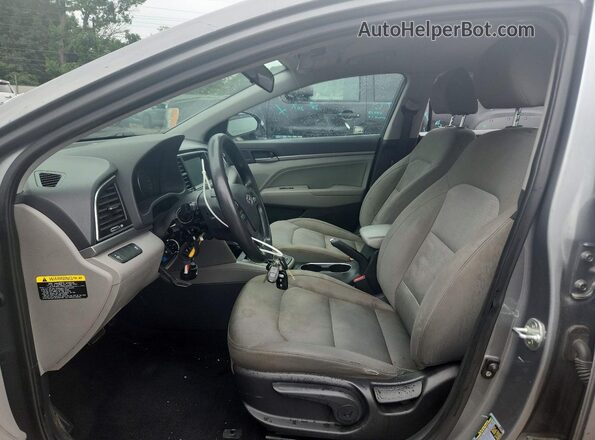 KMHD84LF9HU371322 2017 HYUNDAI ELANTRA Gray Вид панелі приладів