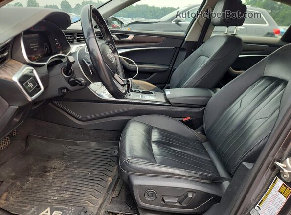 WAUL2AF29KN021955 2019 AUDI A6 Black წინა პანელის ხედი