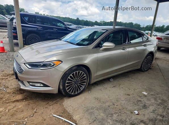 3FA6P0D94JR262982 2018 FORD FUSION Tan Tył lewy
