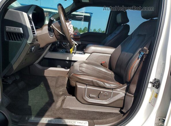1FTEW1EF7HFA64181 2017 FORD F150 White Вид панелі приладів