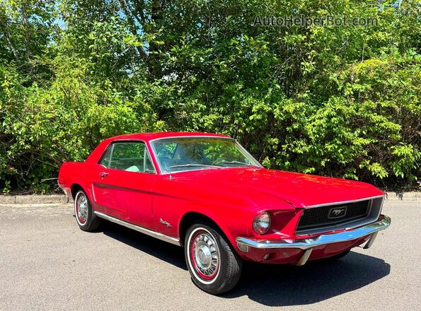 8R01C104290 1968 FORD MUSTANG Red Trasero izquierdo