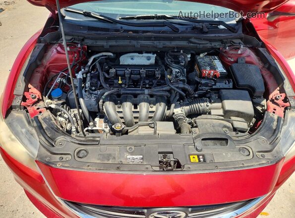 JM1GL1V5XH1146864 2017 MAZDA 6 Red Вид підкапотного простору