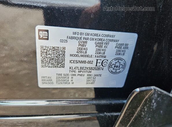 KL47LBE2XSB202874 2025 BUICK OTHER Black სალონის 360-გრადუსიანი ხედი