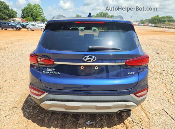 5NMS53AA9KH045976 2019 HYUNDAI SANTA Blue Սալոնի դիմացի տեսք