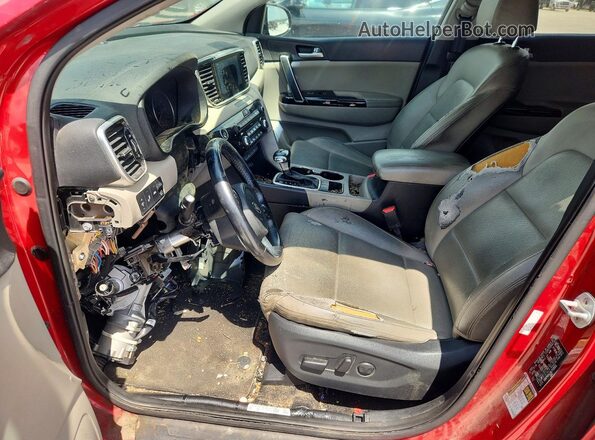 KNDPN3AC8L7735511 2020 KIA SPORTAGE Red Vista del salpicadero