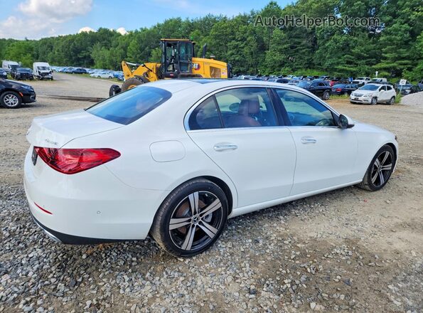 W1KAF4HB6SR277255 2025 MERCEDES-BENZ C White წინა მარჯვენა