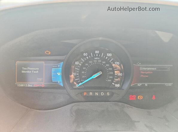 2FMPK4K93JBB67525 2018 FORD EDGE Silver Widok tylnych siedzeń