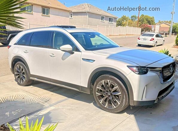 JM3KKEHA8R1181974 2024 MAZDA CX-90 Белый Задняя левая четверть