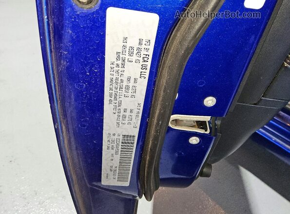 2C3CCAGGXKH536826 2019 CHRYSLER 300 Синий Вид наклейки с VIN-кодом