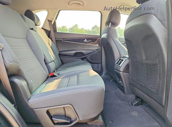 5XYPG4A34HG205370 2017 KIA SORENTO Black Widok komory silnika