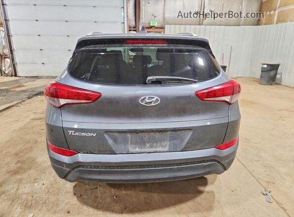 KM8J33A48JU597421 2018 HYUNDAI TUCSON Gray Widok wnętrza z przodu