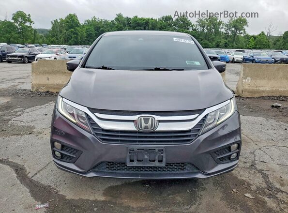5FNRL6H56JB033217 2018 HONDA ODYSSEY Gray Widok z tyłu