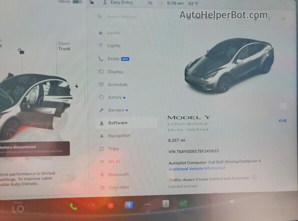7SAYGDEE7SF240633 2025 TESLA MODEL Серебряный Вид задних сидений