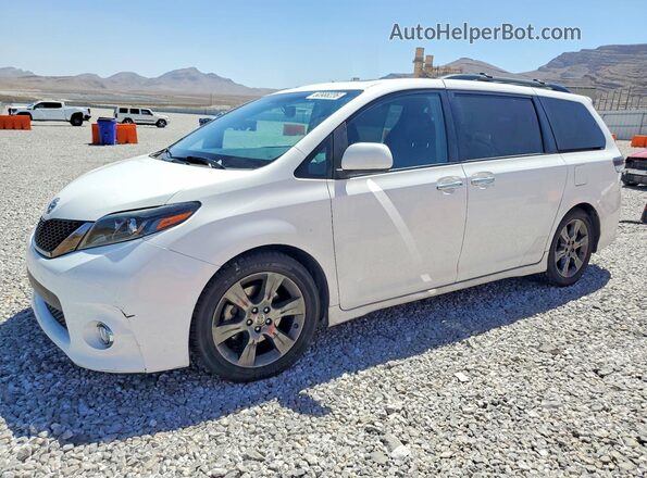 5TDXK3DC3GS750076 2016 TOYOTA SIENNA White Հետևի ձախ