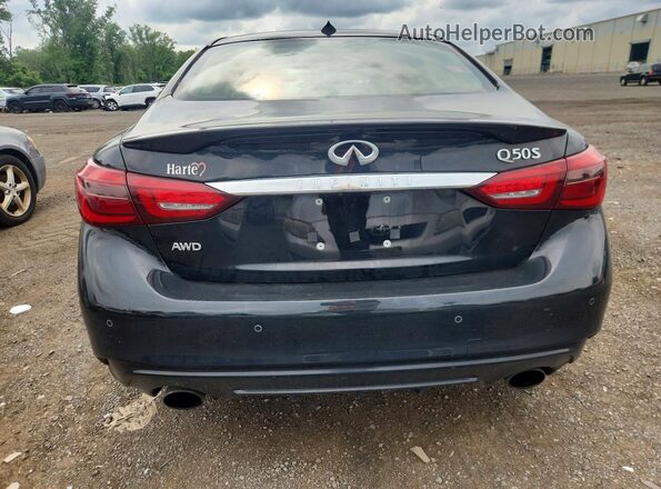JN1EV7AR2KM550344 2019 INFINITI Q50 Black Սալոնի դիմացի տեսք