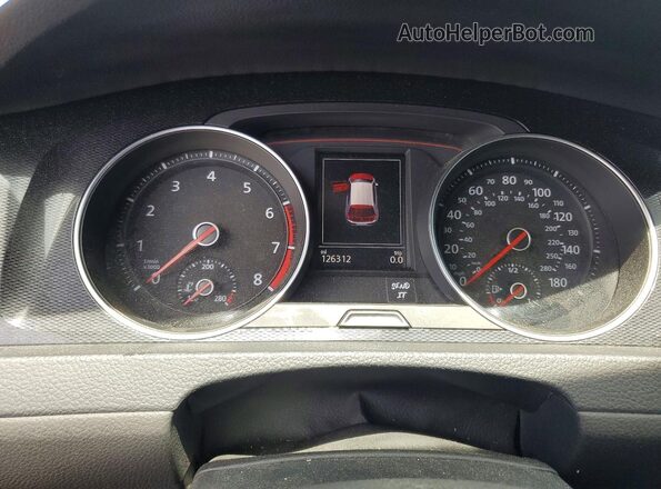 3VWYT7AUXGM068315 2016 VOLKSWAGEN GTI Blue Հետևի նստատեղերի տեսք