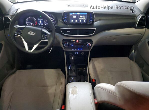 KM8J2CA46KU881456 2019 HYUNDAI TUCSON Gray Вид щитка приладів