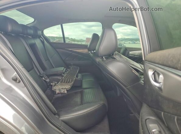 JN1EV7AR0JM441184 2018 INFINITI Q50 Gray Սալոնի հետևի տեսք