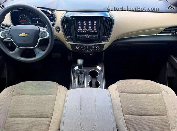 1GNERFKW3PJ223449 2023 CHEVROLET TRAVERSE Gray Սարքավորումների վահանակի տեսք