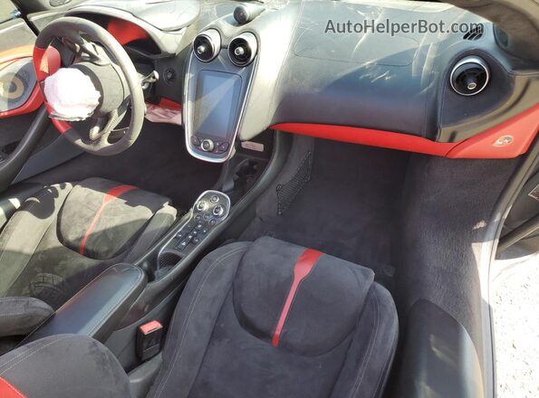 SBM13FAA3JW004247 2018 MCLAREN 570S Black Առջևի վահանակի տեսք