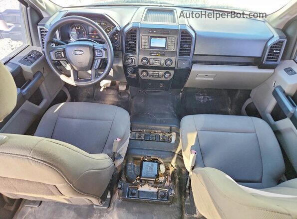 1FTEW1P43KKC25023 2019 FORD F150 White Вид щитка приладів