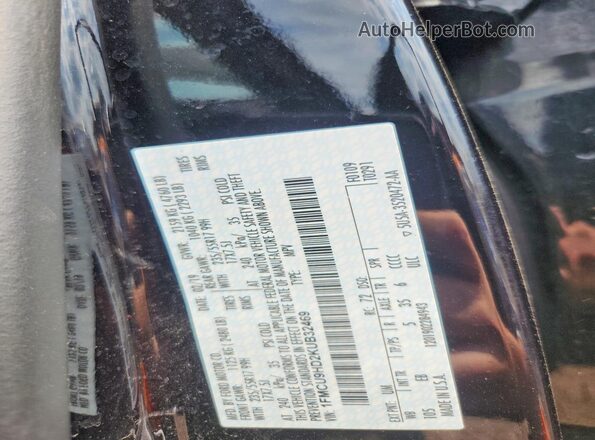 1FMCU9HD2KUB32469 2019 FORD ESCAPE Black Панорамний вид салону 360°
