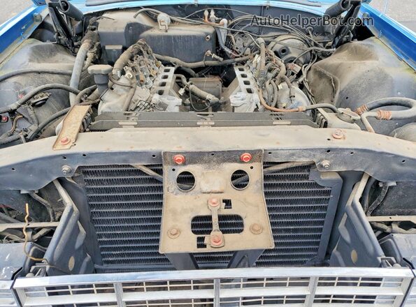 8J87N119347 1968 FORD THUNDERBIRD Blue ძრავის განყოფილების ხედი