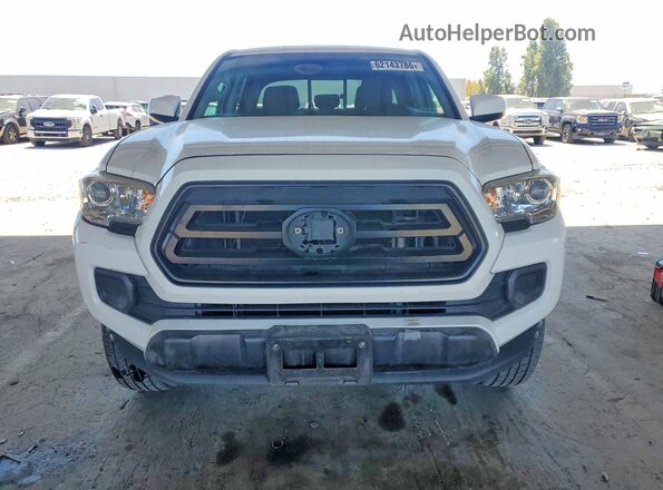 3TYAX5GN7MT020428 2021 TOYOTA TACOMA White Հետևի տեսք
