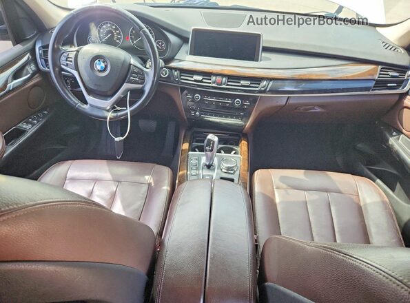 5UXKR0C56G0U08775 2016 BMW X5 Белый Вид щитка приборов