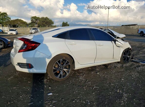 2HGFC2F83KH526214 2019 HONDA CIVIC White Передня права чверть