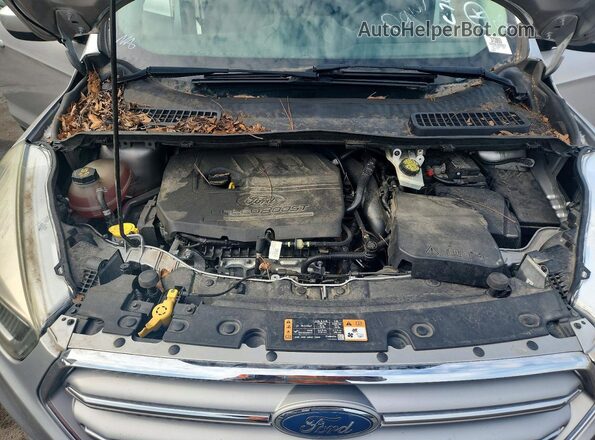 1FMCU9GD0HUC70084 2017 FORD ESCAPE Silver Շարժիչի բաժամունքի տեսք