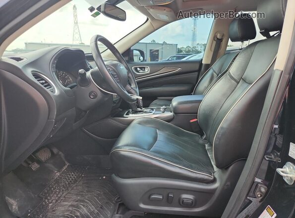 5N1DL0MMXJC504296 2018 INFINITI QX60 Black წინა პანელის ხედი