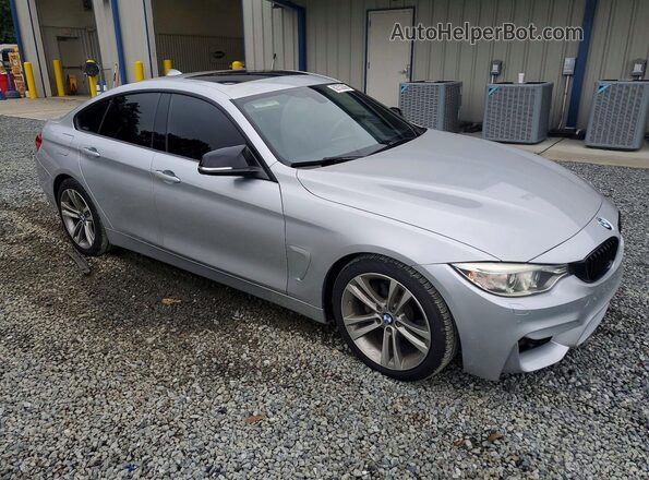 WBA4F7C51HG438476 2017 BMW 4 SERIES Silver Front view