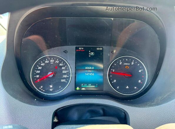 W1Z4NGHY0RT164471 2024 MERCEDES-BENZ SPRINTER White Instrument cluster view