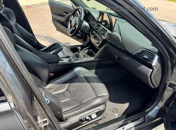 WBS8M9C54G5G41759 2016 BMW M3 Charcoal Widok z tyłu