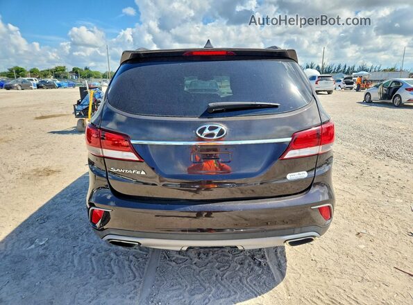 KM8SM4HF3HU178160 2017 HYUNDAI SANTA FE Brown Սալոնի դիմացի տեսք