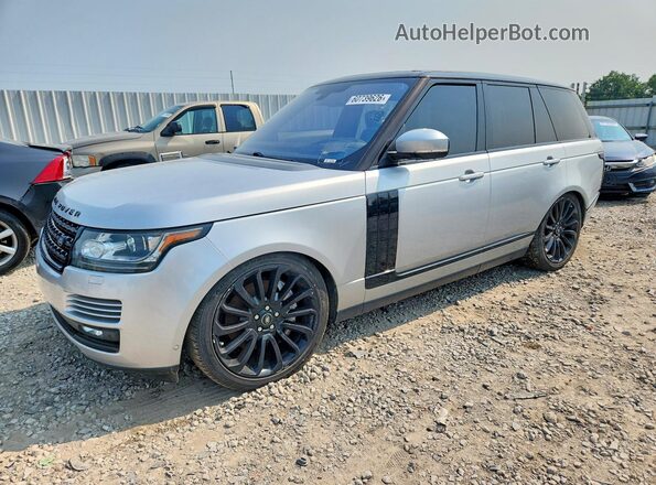 SALGS2EF3GA262996 2016 LAND ROVER RANGE Silver Задня ліва чверть