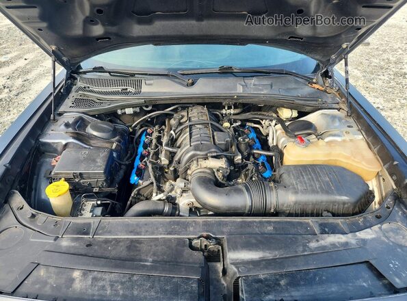 2C3CDZBT4GH245925 2016 DODGE CHALLENGER Black Вид підкапотного простору