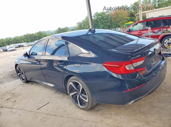 1HGCV1F35JA068779 2018 HONDA ACCORD Black უკანა მარჯვენა