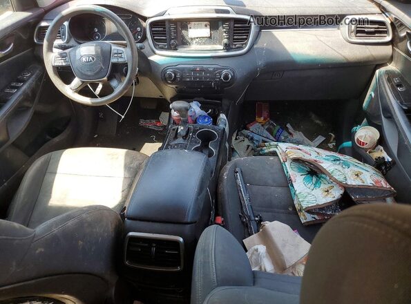 5XYPGDA54LG621932 2020 KIA SORENTO Burgundy Instrument cluster view