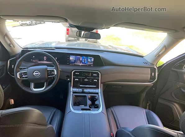JN8AY3AD4T9320166 2026 NISSAN ARMADA Серый Вид задних сидений